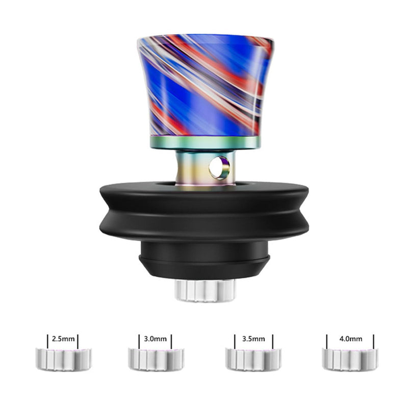 PEAK01 Pro 3D&3DXL Joystick Cap, Random Color Resin, colorful metal cap with four alloy tubes with inner diameters of 2.5mm, 3.0mm, 3.5mm, and 4.0mm