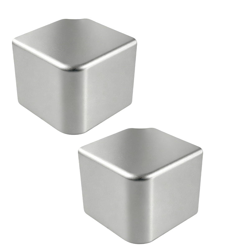 Pontoon Boat Aluminum Corner Cap Casting Suitable for 90 Rounded Corner, not 90 Right Angles. Height: 3-9/16" to 3-5/8" Top: 4-1/16" to 4-3/16" 1