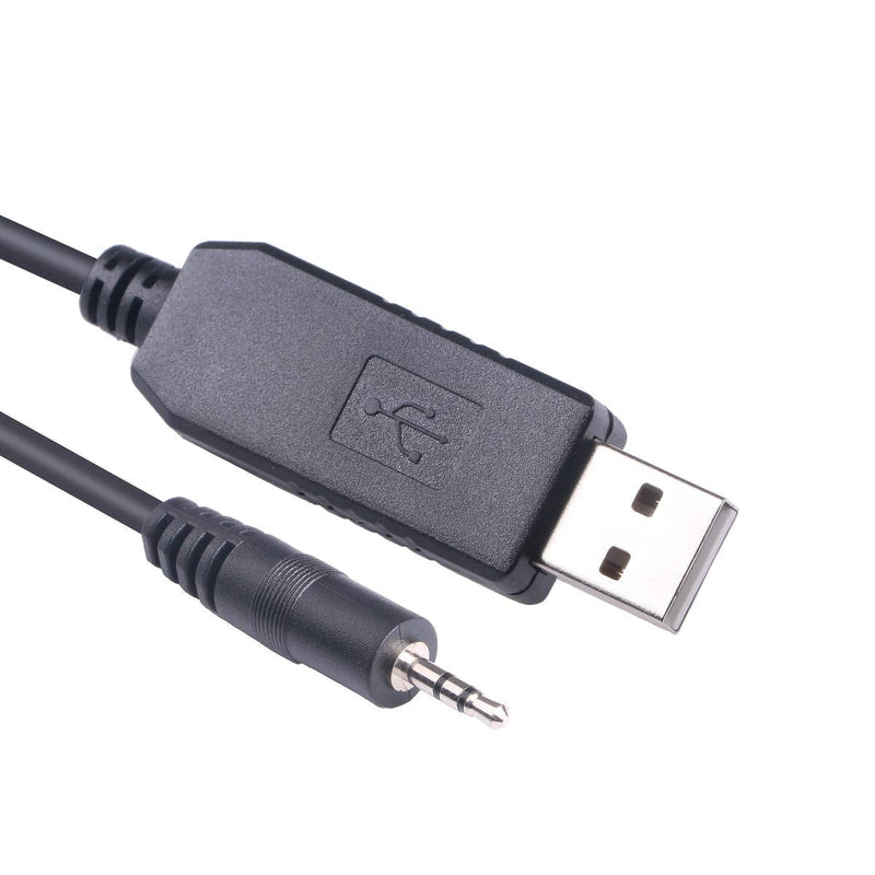 USB Serial Cable for APC Network Management Card AP9630 AP9631 940-0299A, USB to 2.5mm TRS Audio Jack AJ RS232 Connector