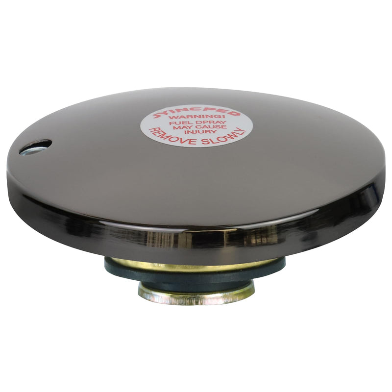Transfer Tank Cap Vented Diesel Fuel Cap,Gas Venting Pressure Tank Lid for 2 Inch Base,Diesel Fuel Fill Lid for Auxiliary/Storage Truck Tool Box Black