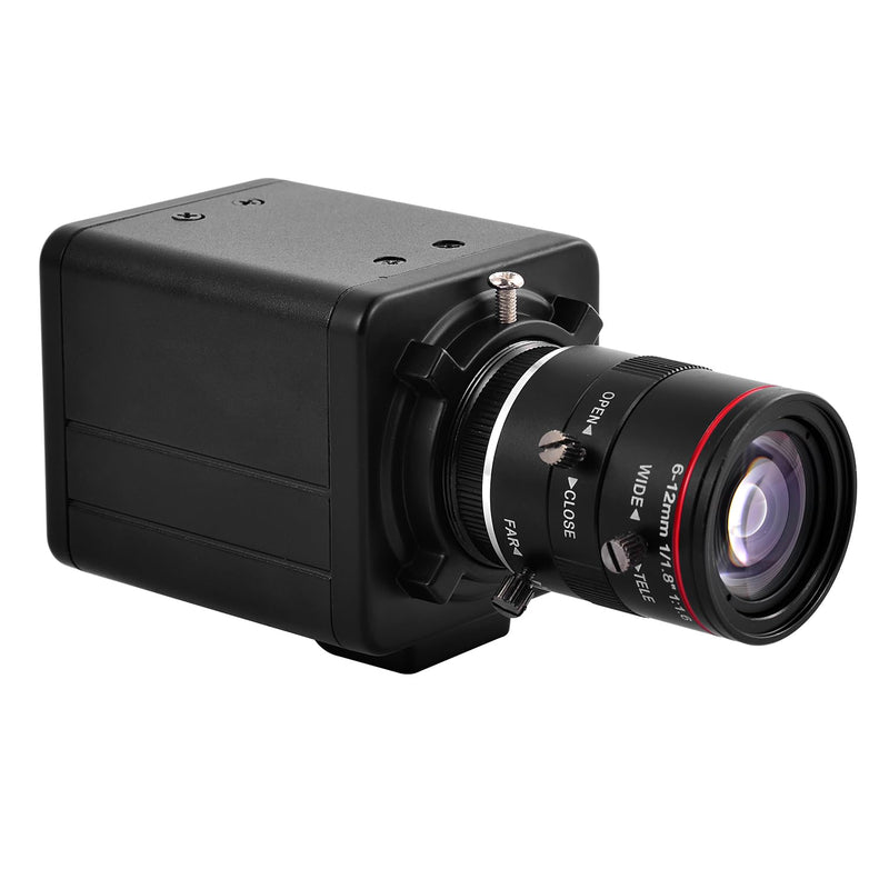 2K 4MP HD Mini CCTV POE WDR AI Box Bullet Netwok IP Security Camera 1/1.8" 6-12mm F1.6 Varifocal Lens Human Vehicle Motion Detection Face Record XMEYE