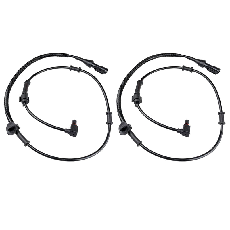 Front ABS Wheel Speed Sensor Left Right fit for 4WD 1999 2000 2001 2002 2003 2004 Ford F250 F350 F450 F550 Super Duty Truck, Ford Excursion, Driver Passenger Side, ALS197