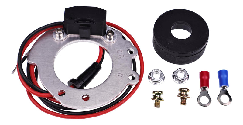 Ignitor Conversion Kit 1244A Compatible with Ford Tractors 8N 4 Cylinder Series 500 to 900 Series 12V, Points to Electronic Ignitor
