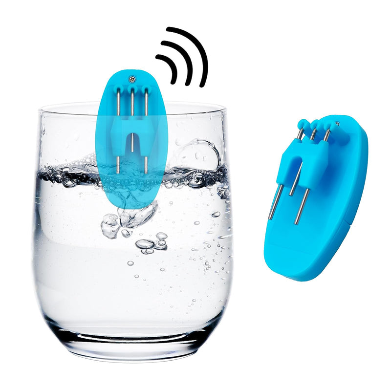 Liquid Level Indicator with Loud Audible Alarm to Signal Cup Mug Full for Blind or Visually Impaired,Cup & Mug Pouring Level Detector Beeper for Hot or Cold Drinks BLUE