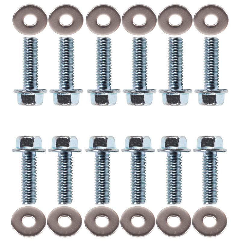 551664 for Chevy Intake Manifold Bolt 3/8-16x1 Chevrolet V8 Small Blocks 265 283 305 327 350 383 400 for MS 90314-2 Intake Manifold Gasket 1955-1995 10.9 High Strength Zinc Coated 12 Bolts 551664 & Washer