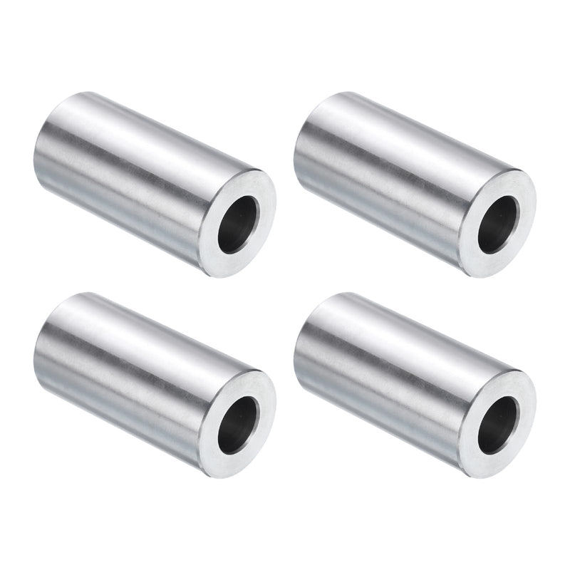uxcell 4pcs Stainless Steel Spacer 1/2" Bore x 1" OD x 2" Length Screw Standoff Bushing Plain Finish Round Metal Spacer for 1/2 Screws Bolts and Rods 1/2 " x 1" x 2"