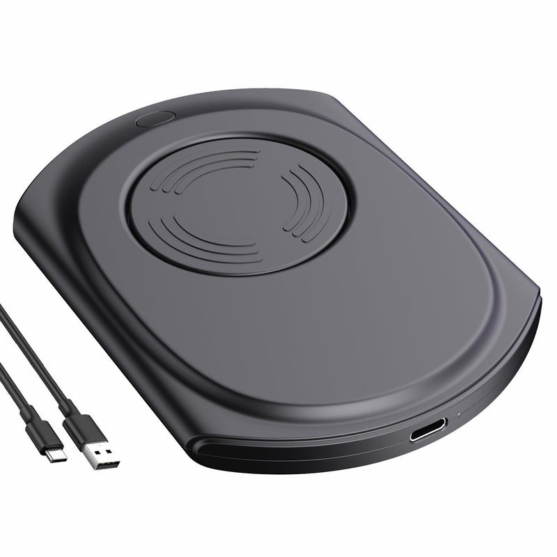 Mouse Jiggler, Ultra Slim, 20dB Quiet & Noiseless, Undetectable Mouse Mover Simulates Realistic Movement, Driver-Free Shaker for Keeping The PC Active and Secure