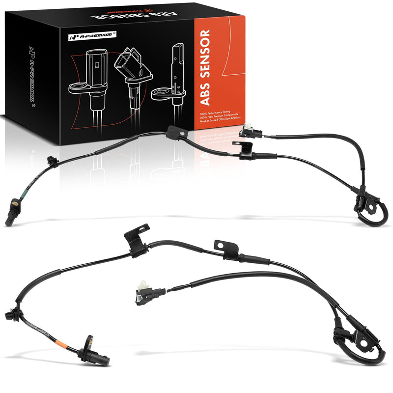 A-Premium ABS Wheel Speed Sensor Compatible with Kia Models - Optima 2012 2013 2014 2015 - Front Driver and Passenger Side, 2-PC Set