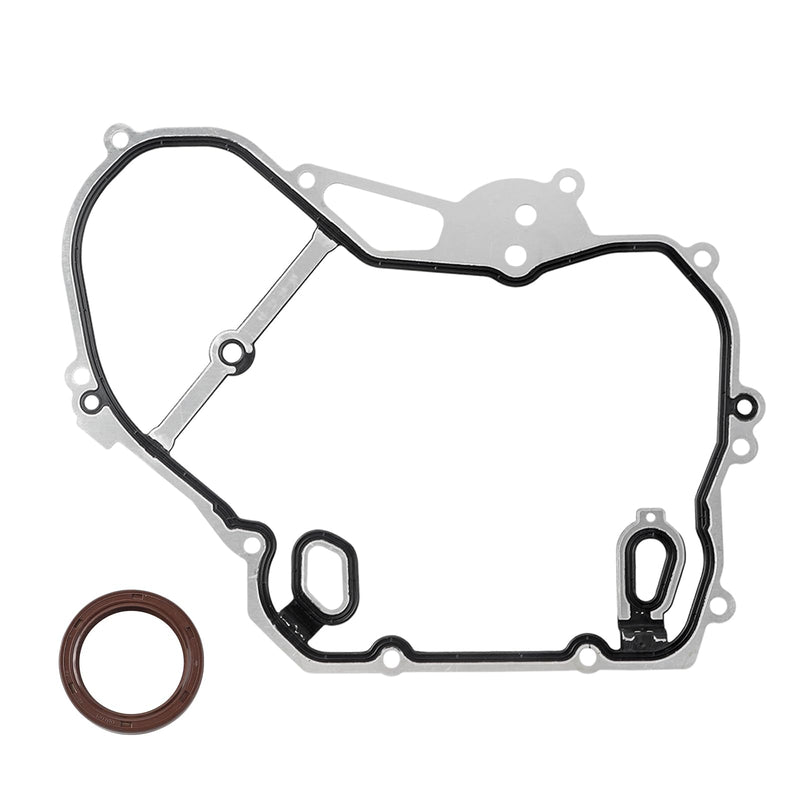 Timing Cover Gasket Set, Timing Chain Gasket Compatible with Chevy GMC Buick Vehicle Cobalt, Equinox, HHR, Malibu, Terrain, Regal 2002-2016 2.0L 2.2L 2.4L Replace# TCS46079 24435052 12637040