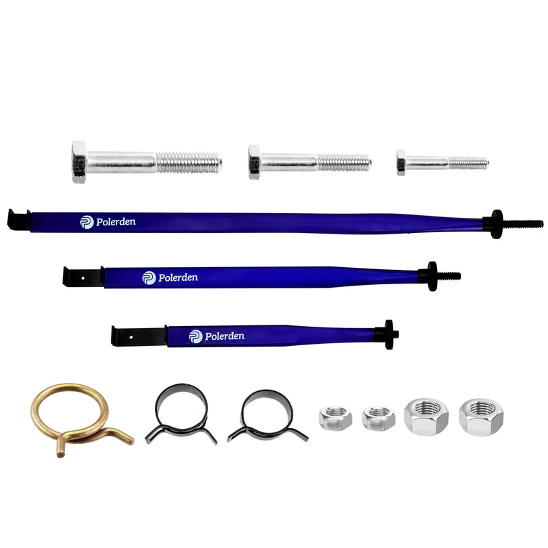 P Polerden 2026 Upgrade Extension Clamps Tool, Hold Nuts, Bolts & Hose Clamps-Your Third Hand in the Tight Space Extension Clamp Tight Tool, Versatile Vise Grip for Small Spaces 3 Year Warranty Blue