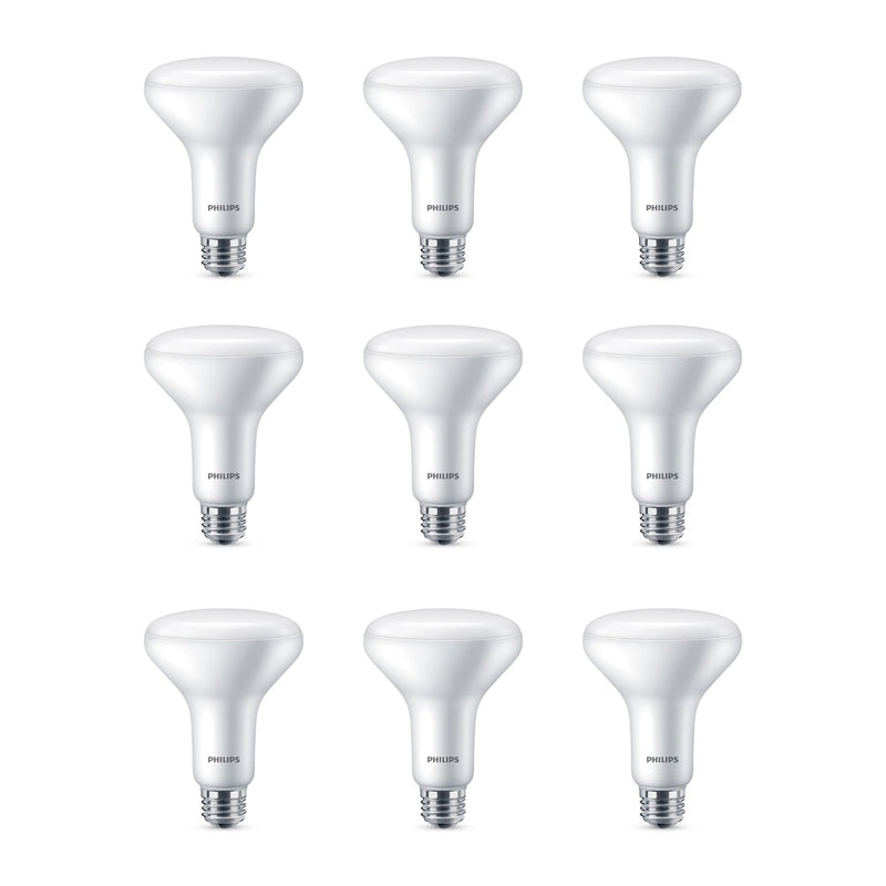 PHILIPS LED Dimmable, Warm Glow Effect BR30 Light Bulb - 3 Packs of 3 Bulbs (Nine Total) - EyeComfort Flicker Free - 7.2W = 65W - 650 Lumen - Soft White (2700K) - E26 Base - Indoor - Title 20