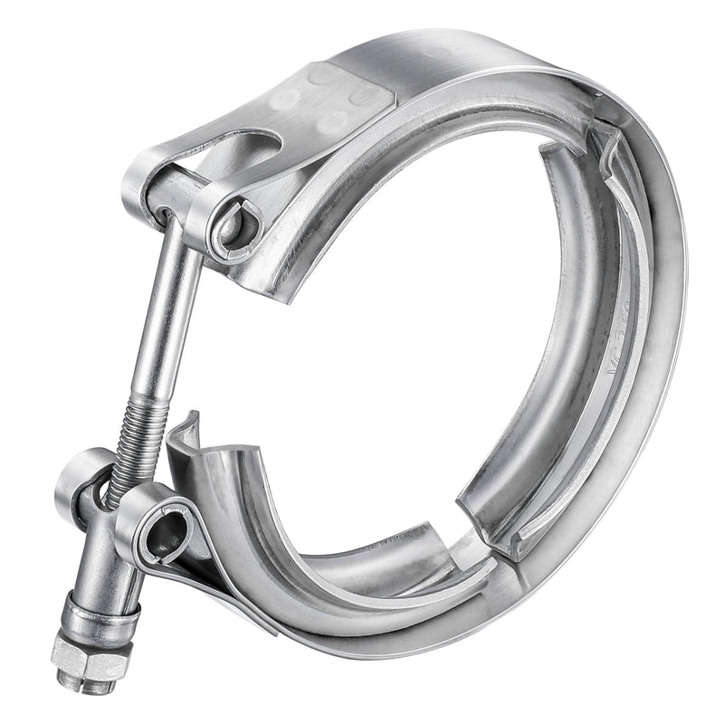 3 Inch V Band Clamp 304 Stainless Steel, for Turbo Exhaust Downpipe, Racing Ford Pickup Truck Exchange Exhaust Systems 3inch 1 Pc