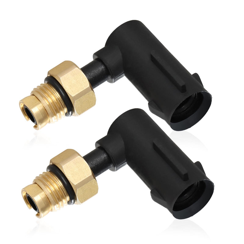 FUSCH 2 PCS Suspension Elbow Air Strut Repair Kits Compatible with Jeep Grand Cherokee 2011-2020, Dodge Ram 1500 2011-2020 Replace#: 68084809AA (Without Hose) Without Hose