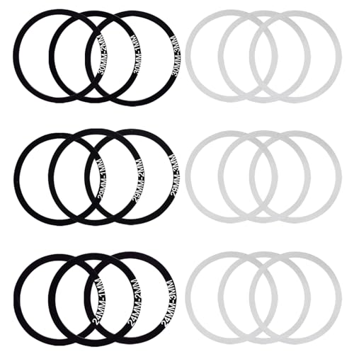 Bike Washer Bottom Bracket Crank Washer Gasket Spacer Bicycle Flywheel Hub 18 Sizes Dia 24 29 30mm Thk 0.1 0.2 0.3 1 2 3mm