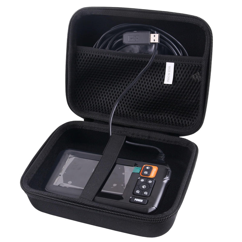 Hard EVA Carrying Case Compatible with MugEasy/Daxiongmao/DEPSTECH Borescope Inspection Camera,Lens Industrial Endoscope storage case (5M-10M line can also be accommodated)
