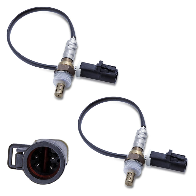 O2 Oxygen Sensor 15717 Downstream Upstream Compatible with 1990-2014 Ford F150 F250 F350 Ranger Explorer Escape E150 E250 Mazda Lincoln Mercury Jaguar Oxygen Sensors # 15716 15664 (2Pcs) 2