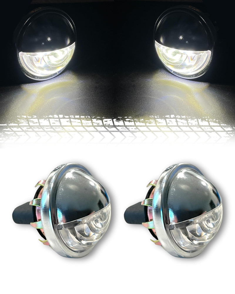 Peterson License Plate Utility Light Multi-pack (2) 298C LED Snap-In Style, White