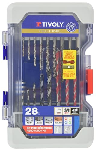 Special Metal/Concrete/Wood Drilling & Screwdriving Set - Quick Change Screwdriver Bit Holder 28pcs