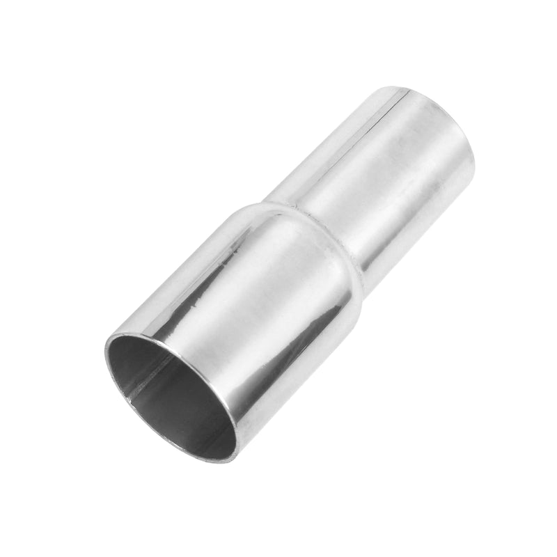 Exhaust Adapter Connector 1.25"ID to 1.5"ID，Exhaust Adapter Total Length 4 "Stainless Steel Polished.
