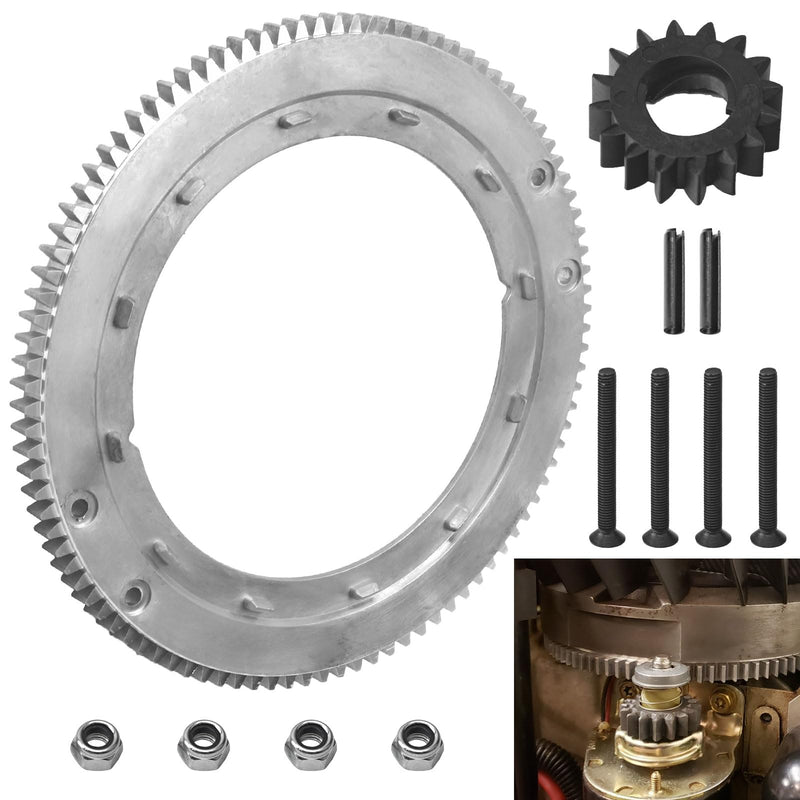 696537 Flywheel Ring Gear Compatible with B&S Toro Cub Cadet Craftman Stens Mower 28P777 28N777 28N707 Replace 392134 399676 150-435 31-056 280104