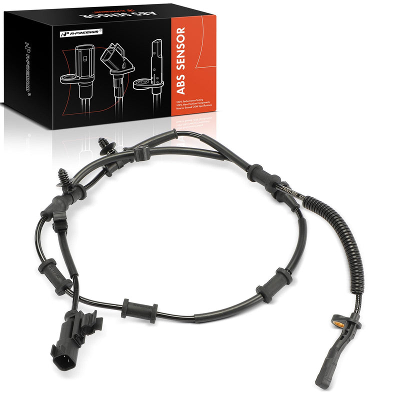 A-Premium ABS Wheel Speed Sensor Compatible with Jeep Model - JL Series Wrangler 2018 2019 2020 - Rear Driver or Passenger Side, Replace# 68293133AB Pack of 1