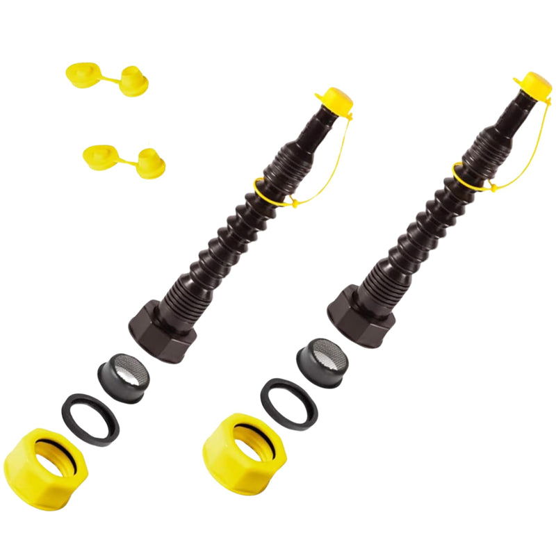 EZ-POUR Standard Spout Replacement (Pack of 2) | Fits 1-3/4" Openings | Compatible With EZ-POUR® Adapters | Fits Older Vehicle Utility Tanks, Water Jugs Or Utility Cans | Durable Replacement (20050) Standard EZ-POUR Spout (Pack of 2)