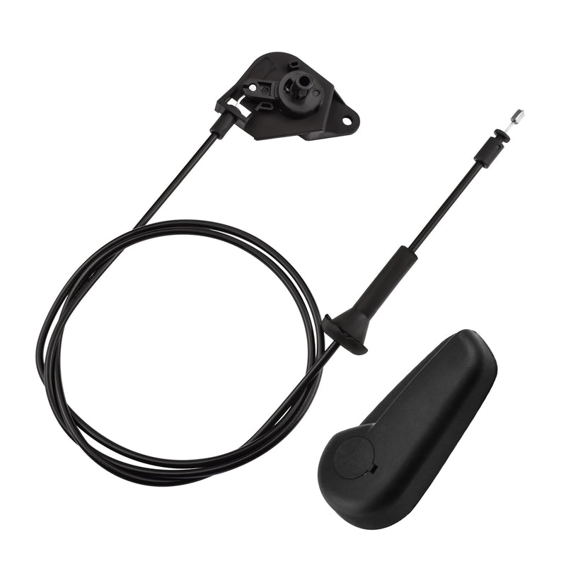 Hood Release Cable Pull Handle Assembly Compatible with Ford Fusion 2013 2014 2015 2016 2017 2018 Replaces DS7Z16B626C DS7Z-99042C74-A DS7Z-16916-F, Hood Release Handle and Latch Bracket and Cable