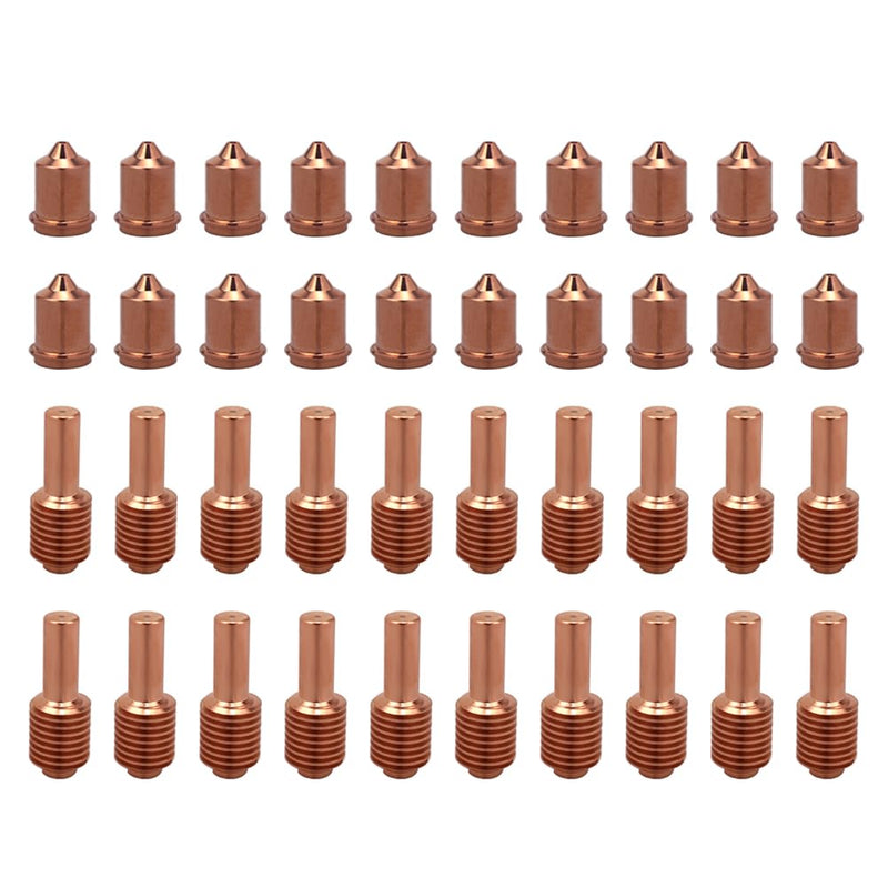 220669 Electrode 20pcs & 220671 Nozzle 20pcs Fit 45 Cutting Torch Plasma Consumables