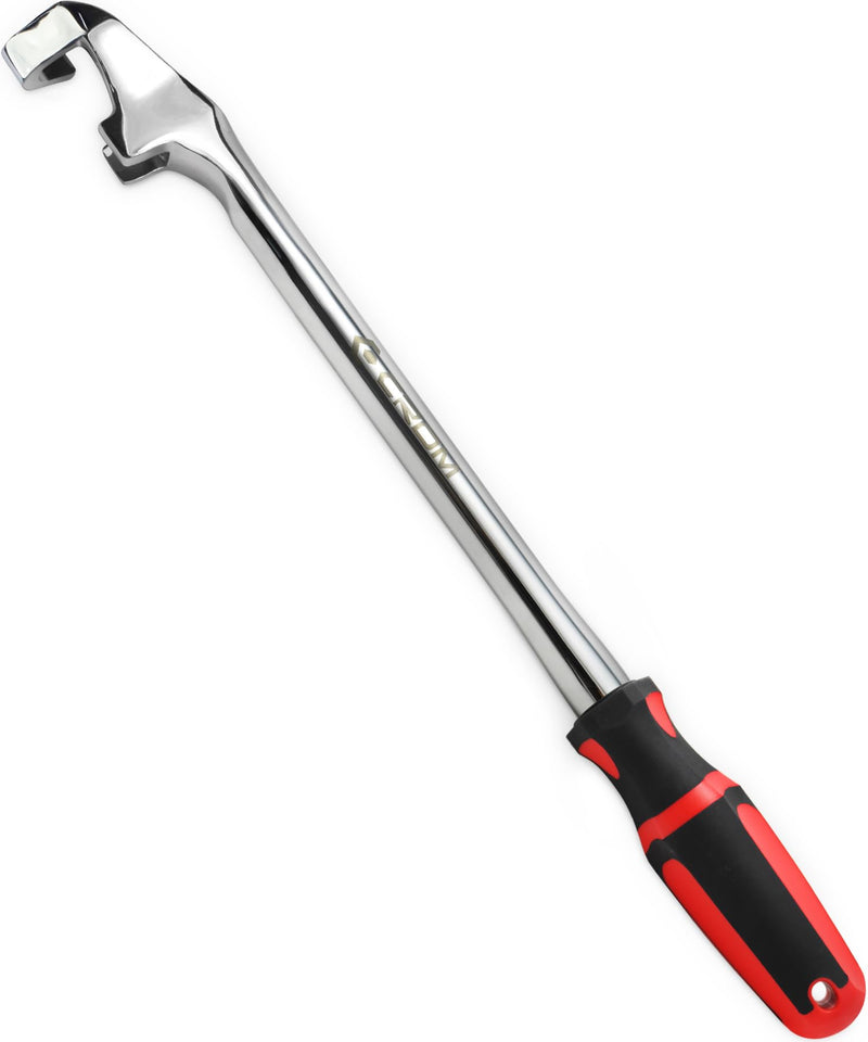 CROM 15-Inch Wrench Extender Tool - Extension Wrench Torque Multiplier Tool Bar For Maximum Leverage, Offers Extra Torque To Remove Tight Fasteners, Ideal for DIY and Mechanics 15" Wrench Extender