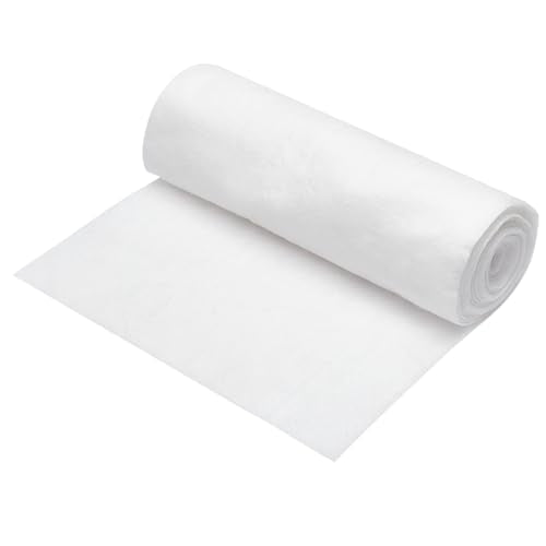 BENECREAT White Vent Filter Media, Electrostatic Air Filter Roll Air Vent Filters Kit for Home, HVAC, AC and Heating, RV's, Mobile Homes, 196x12 Inch