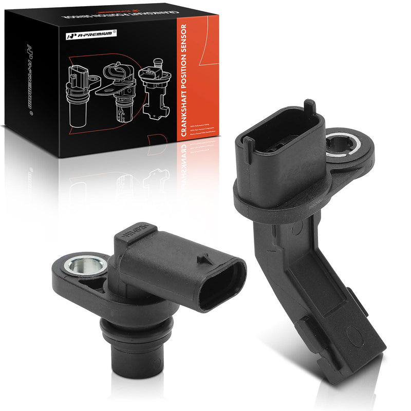 A-Premium 2-PC Engine Camshaft Crankshaft Position Sensors Compatible with Mercedes-Benz C300 2016-2020 2.0L, CLA250 2014-2020, CLA45 AMG 2014-2019, Replace# 2709050400, 2709050043