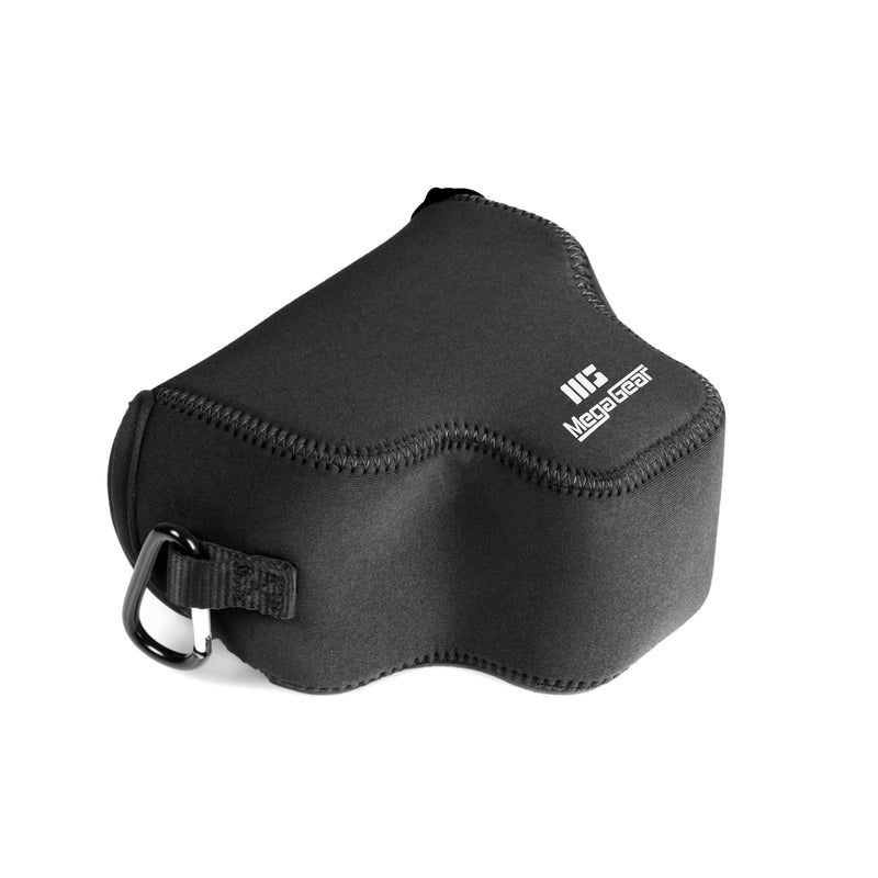 Mega Gear Neoprene Camera Case for Canon EOS R100 (18-45mm)- Stylish and Protective Digital Photography Bag - Black