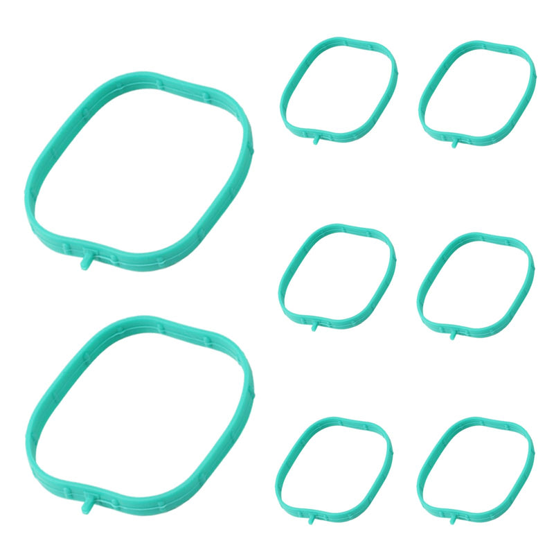 Engine Intake Manifold Gasket Runner Seals Compatible with Chevy GMC Cadillac Vehicles for 2014-Newer LT Based Engines 5.3L 6.2L LT1 LT2 L83 L86 L84 L87 L82 L8B Replace# 12626354 (8pcs)