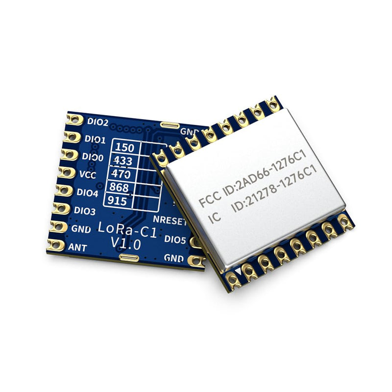 LoRa sx1276 Networking Transceivers, Compatible with RFM95W LoRa RF Chip Module LoRa1276-C1 915 Mhz x 2 PCS