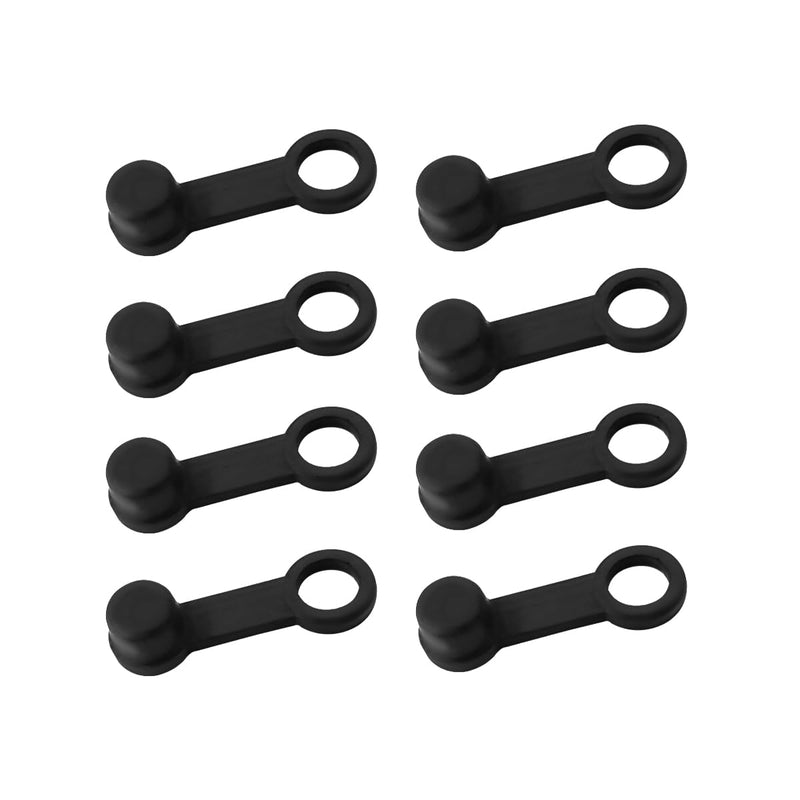8PCS Brake Bleed Nipple Cap, 8mm Rubber Car Brake Bleeder Screw Grease Dust Cover, Vehicle Brake Bleeder Nipple Cap Replacement for Motorcycle Motorbike, Car Accessories 8 PCS