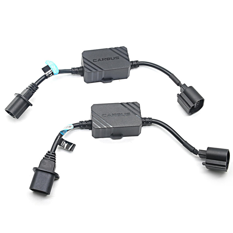 Cougar Motor H13 9008 CANbus Decoder - Anti-Flickering Harness Fog Bulb Fast Hyper Flash Blink Error Code Warning Cancellor(2 PCS)