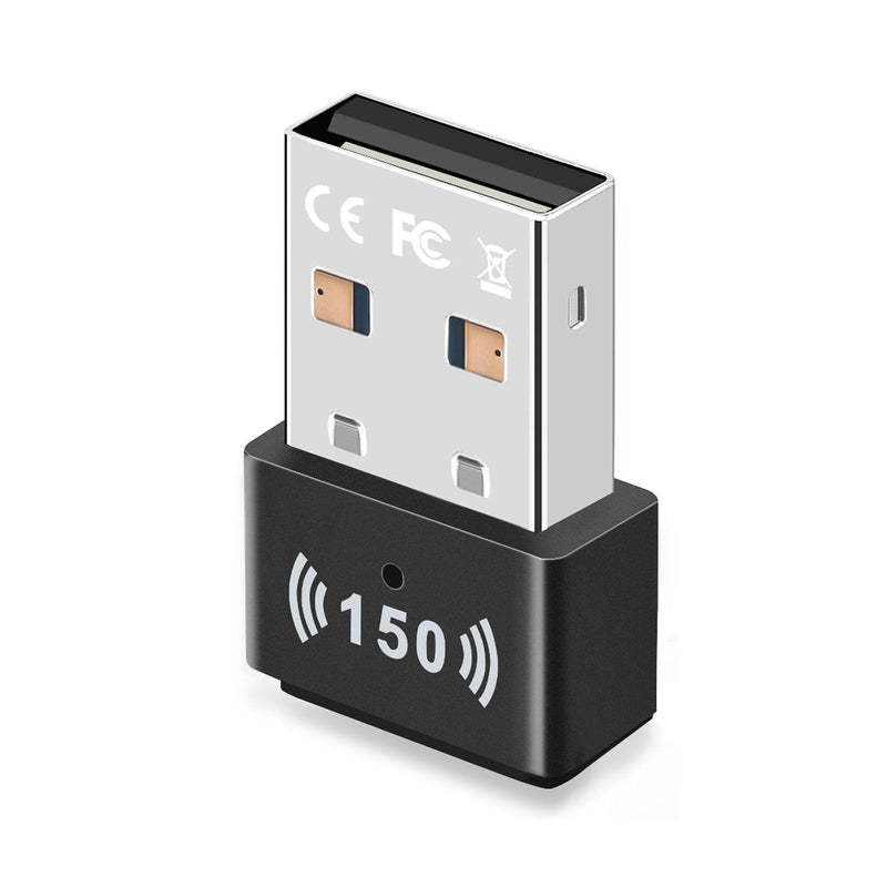 Mini USB WiFi Adapter WiFi Dongle for Laptop and Desktop Win XP / 7/8.1/10 / 11，Plug and Use No Drive Required