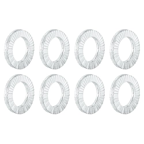 Uxcell Wedge Locking Washers for M10 Bolts, 40pcs Manganese Steel Vibration Resistant Safety Washers 40