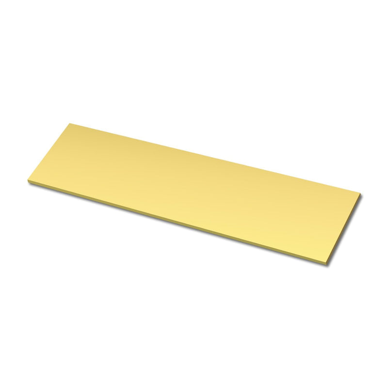 1/4" x 3" x 8" Brass Bar Stock, 6x75x200mm Solid Brass Flat Bar for Knife Making, Scales, Spacers, DIY Crafts, Models and Repair 3" Width x 8" Length 1/4" Thickness