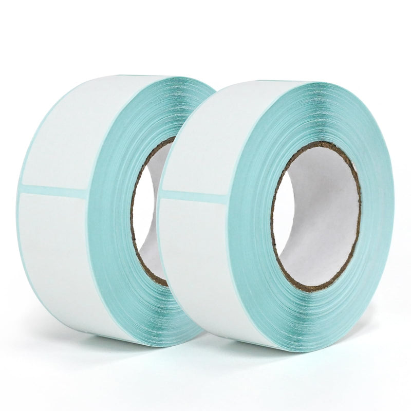 L LIKED Blank 1 x 2 Inch Dissolvable Labels for Food Rotation Prep roll of 350 (2 Rolls) 700