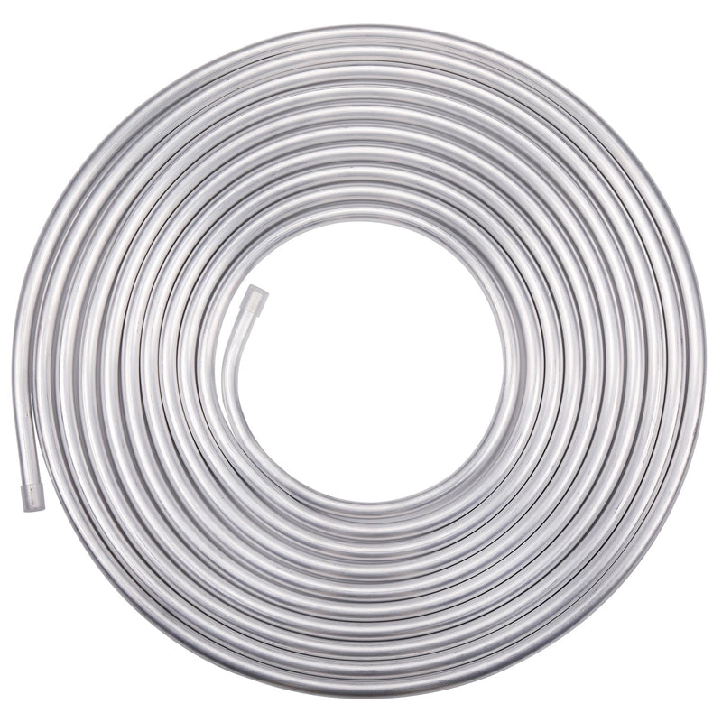 3/8" OD Aluminum Hard Fuel Line Hardline Tube Tubing Coil 25 Feet Roll 3/8"OD 25FT