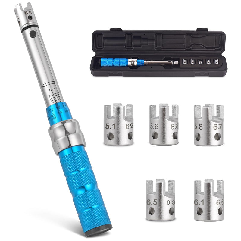 Spoke Torque Wrench, 2-10NM Torque Wrench Set for Motorcycle and Dirt Bike Spoke