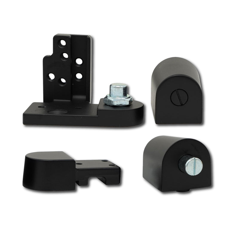 Summit Doorware Kawneer Pivot Door Hinge Set | Top and Bottom Set | Duronotic Finish | Right or Left Hand Options | Heavy Duty Commercial Door Hardware for Storefront Doors Left Hand Duronotic