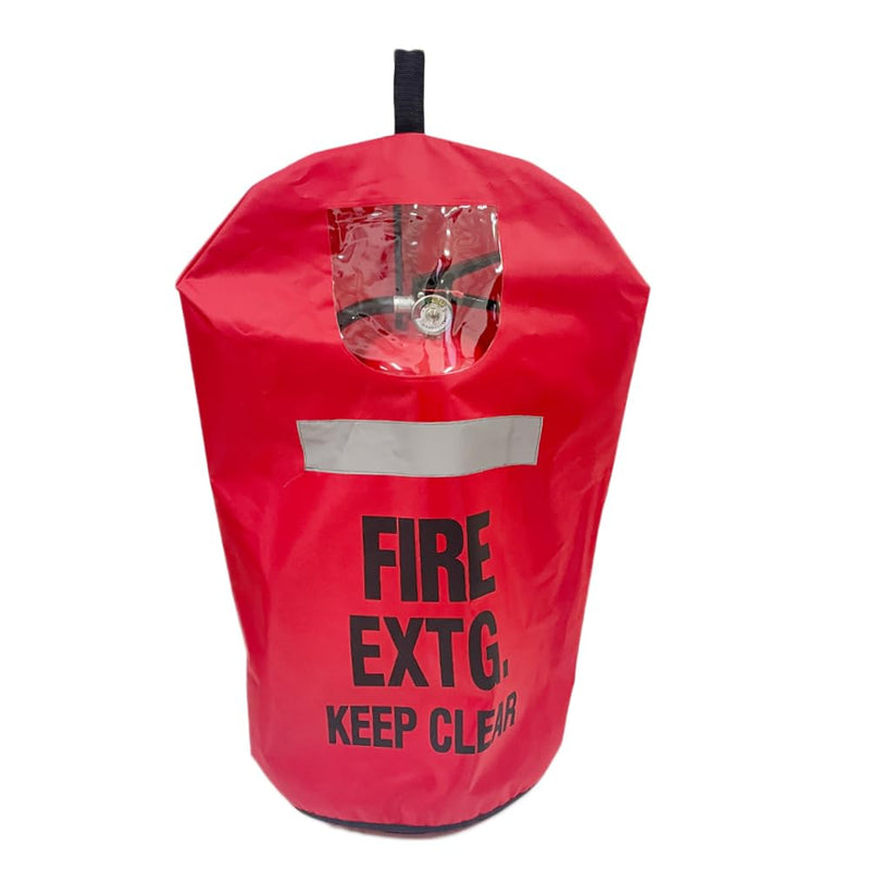 Fire Extinguisher Cover with Reflective Strap, Heavy Duty Fire Sa-fety Protective Sleeve from scuffs & scratches Accessories, 1 Pcs, 17"Wx22"L (5-13LB) 5-13LB(17"Wx22"L)