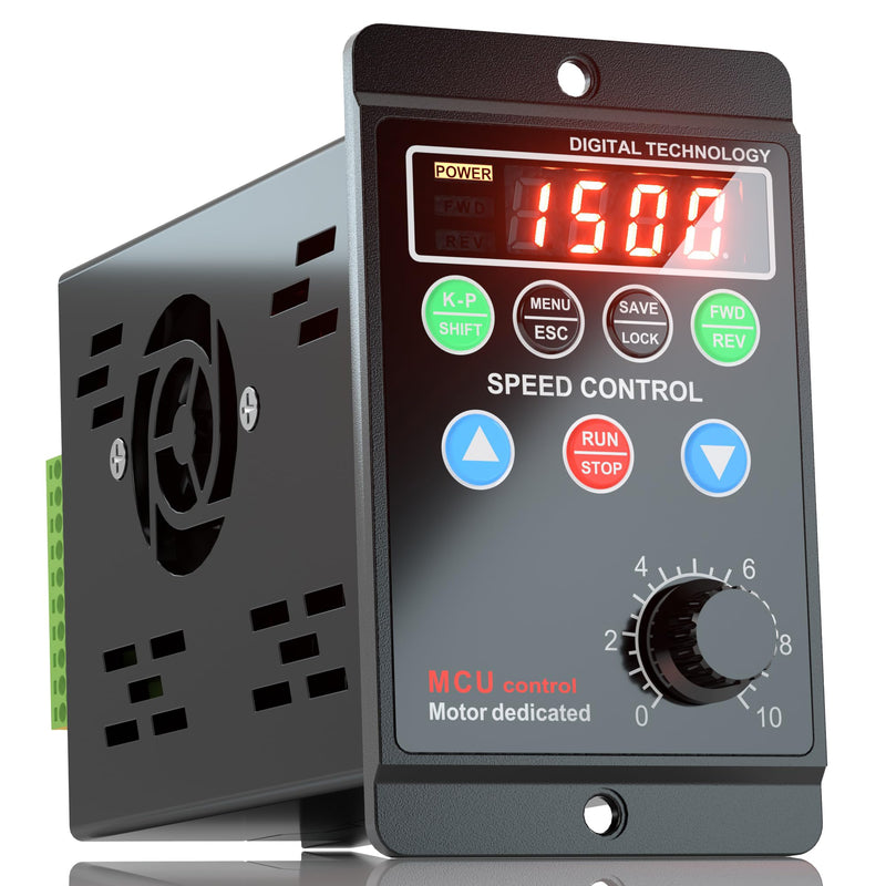 Generic 750W 1HP VFD, AC 110-220V Variable Frequency Drive, Single Phase to 3 Phase Converter for Speed Control of Spindle Motor, Lathe Motor, HVAC System, CNC Machine, Milling Machine More