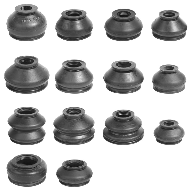 RACOONA 14PCS Ball Joint Boot,Car Accessories Ball Joint Dust Boot,Universal Silicone Dust Boots Cover for Tie Rod,Ball Joint Rubber Dust Boot Covers,Rubber Joint Kit,Suitable for Most Vehicles