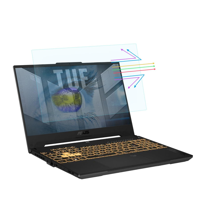 Anti Blue Light Screen Protector For ASUS TUF 15.6 Inch Gaming Laptop, ASUS VivoBook 15, ZenBook 15/ZenBook Pro 15, Rog Zephyrus G15, TUF A15 F15, Blue Light Blocking & Anti Glare Screen Filter Anti Blue Light