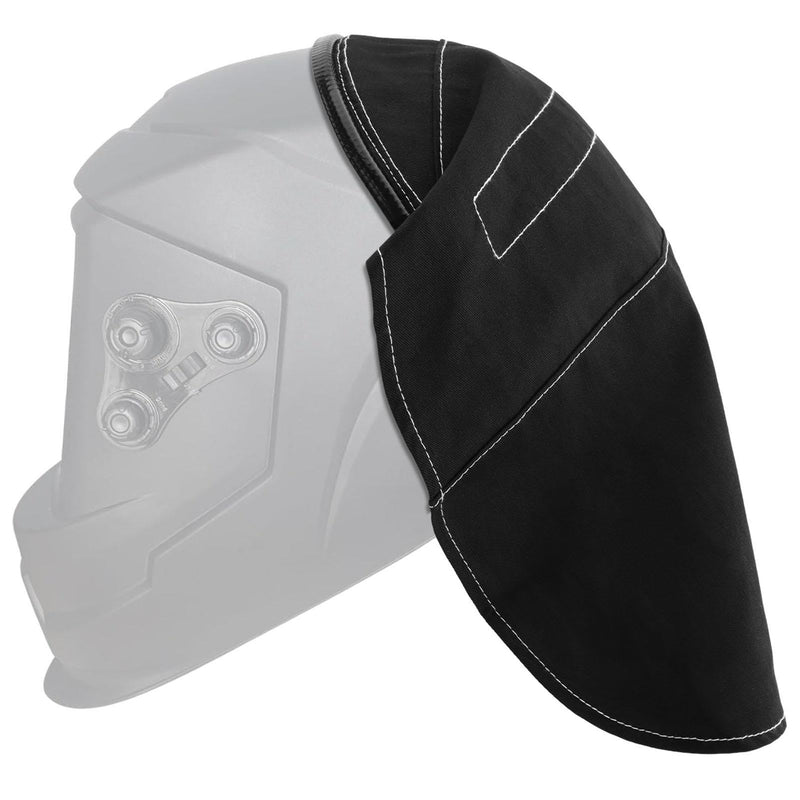 Welding Helmet Cover, Helmet Extended Cover with Press Fit Seal, Full Protection Welding Hood Accessories Welding Head Cover for Most Welding Helmets,Welding Helmet Accessories Black