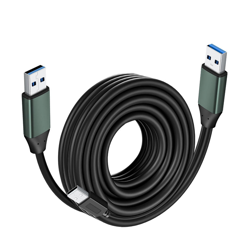 Kumiho 30Ft USB 3.0 Cable Male to Male Type A to A Cable for Data Transfer,Hard Drive Enclosures,Laptop Cooler,DVD Player,USB Hub 30 ft 1