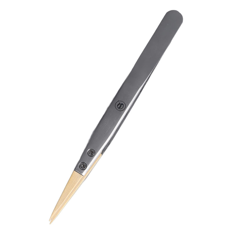 Precision Anti Tweezers with Wooden Tips, Ultra Precision Tool for Watch Repair, Ideal for Electrical Component Maintenance, Jewelry Craftsmanship, Tip Tweezers Watch Repair Tipped Tweezers